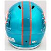 Image 3 : TYREEK HILL SIGNED MIAMI DOLPHINS FLASH FULL-SIZE SPEED REP FOOTBALL HELMET (BECKET COA)