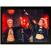 Image 1 : FLEA AND MILEY CYRUS SIGNED 8X10 PHOTO (RA COA)