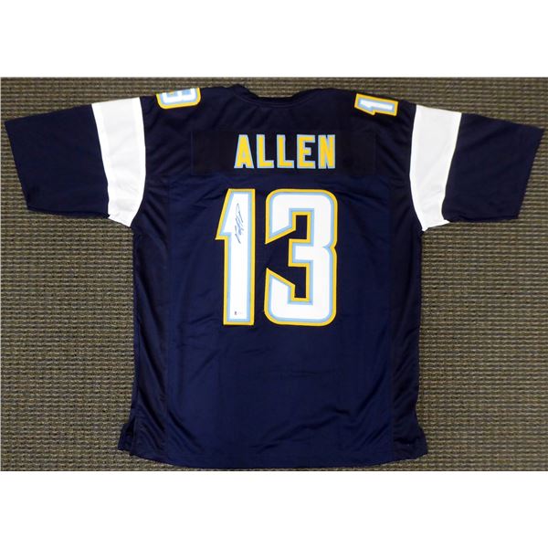 KEENAN ALLEN SIGNED LOS ANGELES CHARGERS FOOTBALL JERSEY (BECKETT COA)