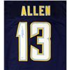Image 2 : KEENAN ALLEN SIGNED LOS ANGELES CHARGERS FOOTBALL JERSEY (BECKETT COA)