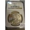 Image 1 : 1884  Morgan Silver Dollar NGC MS62