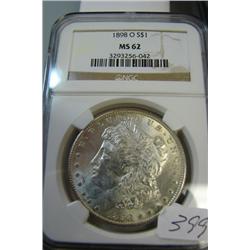 1898-O  Morgan Silver Dollar NGC MS62