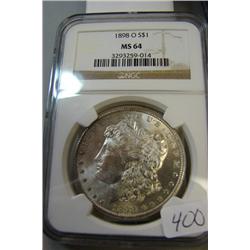 1898-O  Morgan Silver Dollar NGC MS64