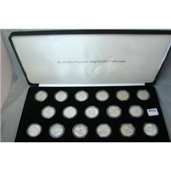 Benjamin Franklin Half Dollar Collection in fitted case