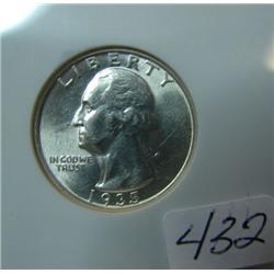 1935S Washington Quarter NGC AU58