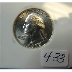 1937-S Washington Quarter NGC MS64