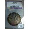 Image 1 : 1843 Seated Liberty Dollar NGC AU Details Improperly Cleaned