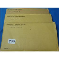 Lot U. S. Proof Sets 1956, 1957, 1958