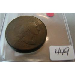 1795 Cent Fine Scratched