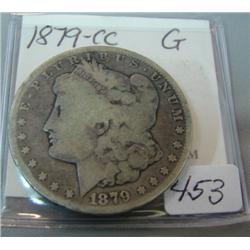1879 Carson City Silver Dollar G