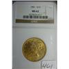 Image 1 : 1901 $10.00 Liberty Gold Coin NGC MS62