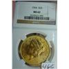 Image 1 : 1904 $20.00 Liberty Head Gold Coin NGC MS62