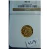 1929 $2.50 Indian Head Gold Coin NGC MS63