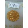 1912 $2.50 Indian Head Gold Coin XF Cleaned