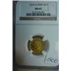 1834 Classic $2.50 Gold Coin NGC MS62
