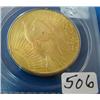 Image 2 : 1927 $20 St. Gaudens Gold Coin PCGS MS64