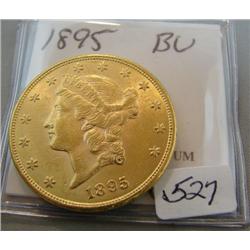 1895 $20.00 Liberty Gold Coin BU