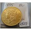 1895 $20.00 Liberty Gold Coin BU