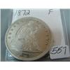 1872 Seated Liberty Dollar Fine