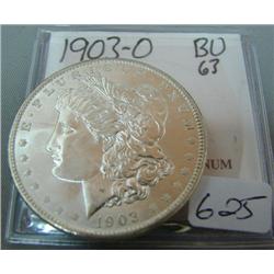1903-O Morgan Silver Dollar BU 63