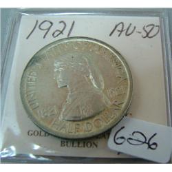 1921 Missouri Half Dollar AU 50