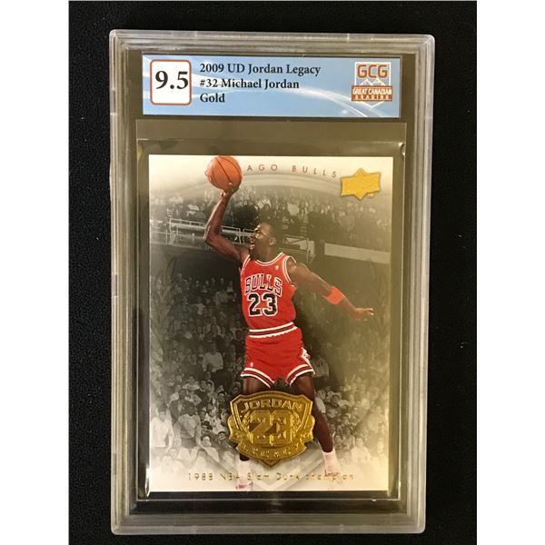 2000 UPPER DECK GOLD MICHAEL JORDAN LEGACY (GCG 9.5)