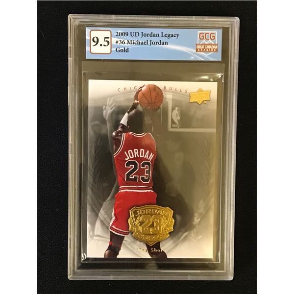 2000 UPPER DECK GOLD MICHAEL JORDAN LEGACY (GCG 9.5)