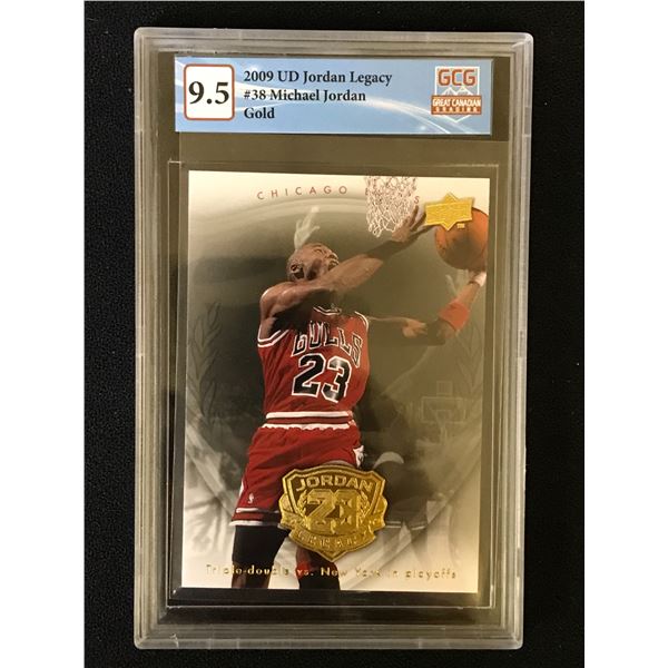 2000 UPPER DECK GOLD MICHAEL JORDAN LEGACY (GCG 9.5)