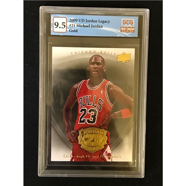 2000 UPPER DECK GOLD MICHAEL JORDAN LEGACY (GCG 9.5)