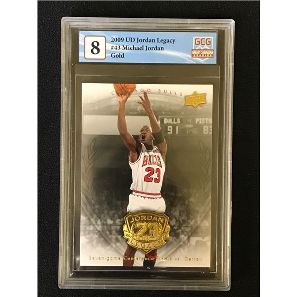 2000 UPPER DECK GOLD MICHAEL JORDAN LEGACY (GCG 9.5)