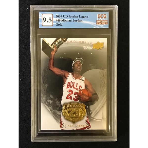 2000 UPPER DECK GOLD MICHAEL JORDAN LEGACY (GCG 9.5)