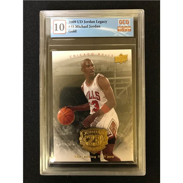 2000 UPPER DECK GOLD MICHAEL JORDAN LEGACY (GCG 9.5)