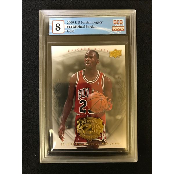 2000 UPPER DECK GOLD MICHAEL JORDAN LEGACY (GCG 9.5)