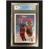 Image 1 : 1991 UPPER DECK NO. 75 MICHAEL JORDAN CHICAGO BULLS CHECKLIST (GCG 9)