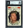 Image 1 : MICKEY MANTLE SIGNED 1961 TOPPS NO. 578 (BECKETT)