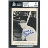 Image 1 : MICKEY MANTLE SIGNED 1961 TEAM ISSUED 5X7 PHOTO (BGS 8 AUTO)