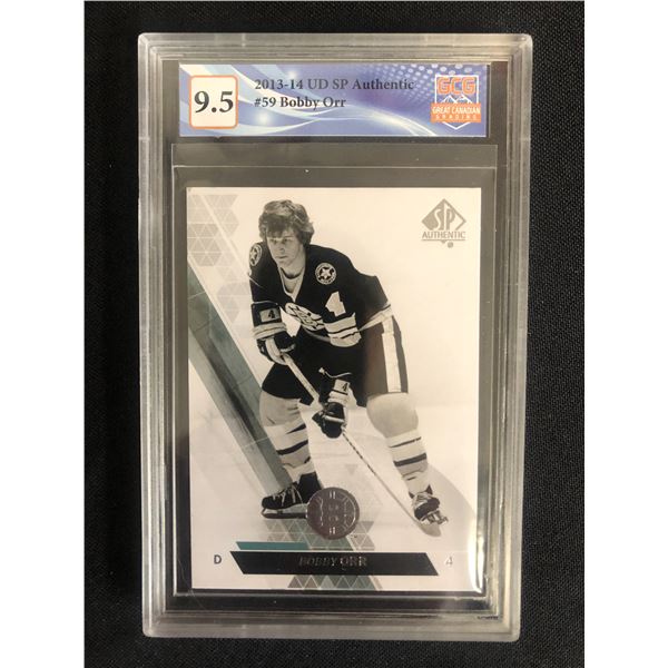 2013-14 UD SP AUTHENTIC NO. 59 BOBBY ORR (GCG 9.5)