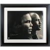 Image 1 : MICHAEL JORDAN AND MUHAMMAD ALI DUAL-SIGNED 16X20 FRAMED PHOTO LE (UDA)