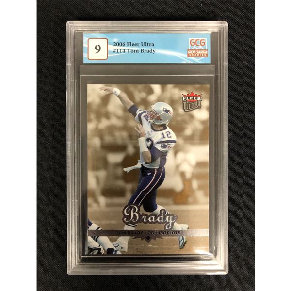 2006 FLEER ULTRA NO. 114 TOM BRADY (GCG 9)