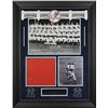Image 1 : 1954 NEW YORK YANKEES (12) MANTLE, BERRA, 10+ SIGNED AND FRAMED 9X9 SHEET (PSA/DNA)