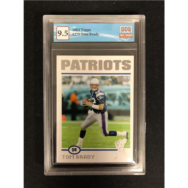 2004 TOPPS NO. 275 TOM BRADY (GCG 9.5)