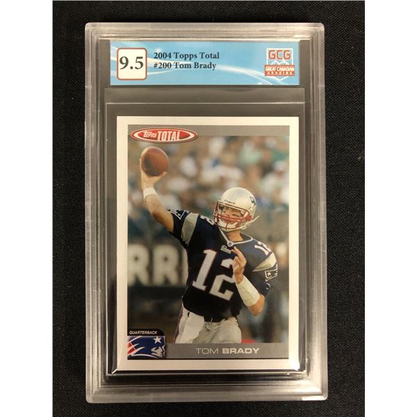2004 TOPPS TOTAL NO. 200 TOM BRADY (GCG 9.5)