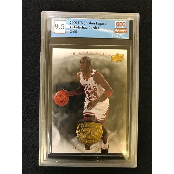 2000 UPPER DECK GOLD MICHAEL JORDAN LEGACY (GCG 9.5)