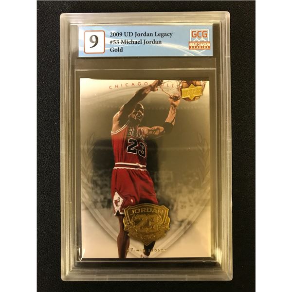 2000 UPPER DECK GOLD MICHAEL JORDAN LEGACY (GCG 9.5)