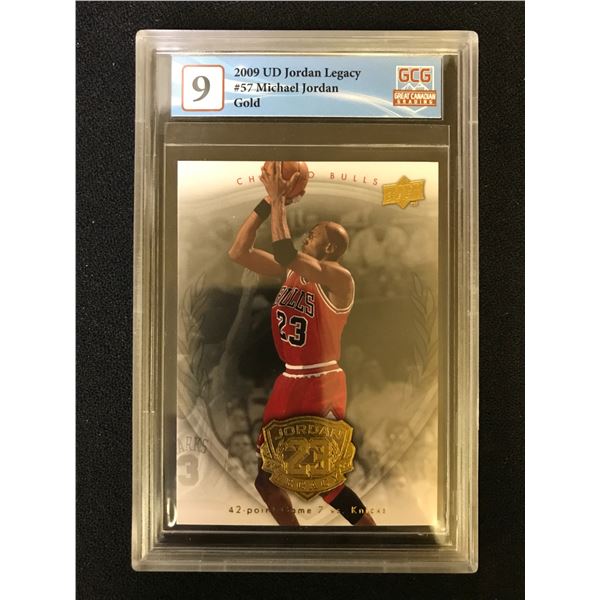 2000 UPPER DECK GOLD MICHAEL JORDAN LEGACY (GCG 9.5)