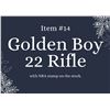 Image 1 : Golden Boy 22 Rifle (Live Auction Item)