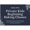 Image 1 : Private Kids Beginning Baking Classes (Live Auction Item)