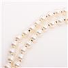 Image 2 : Chanel Gold-tone Rhinestone Fake Pearls CC Necklace