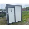 Image 3 : BASTONE LOCKING PORTABLE MOBILE SINGLE TOILET BATHHOUSE, WITH ONE TOILET, ONE SINK, SHOWER