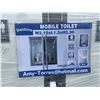 Image 2 : BASTONE LOCKING PORTABLE MOBILE DOUBLE TOILET WITH TWO TOILETS, TWO SINKS, FANS, & KEYS